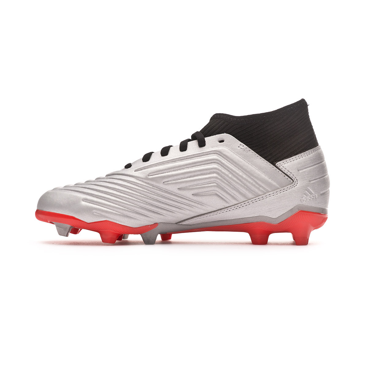 Football Boots Adidas Kids Predator 19 3 Fg Silver Metallic Core