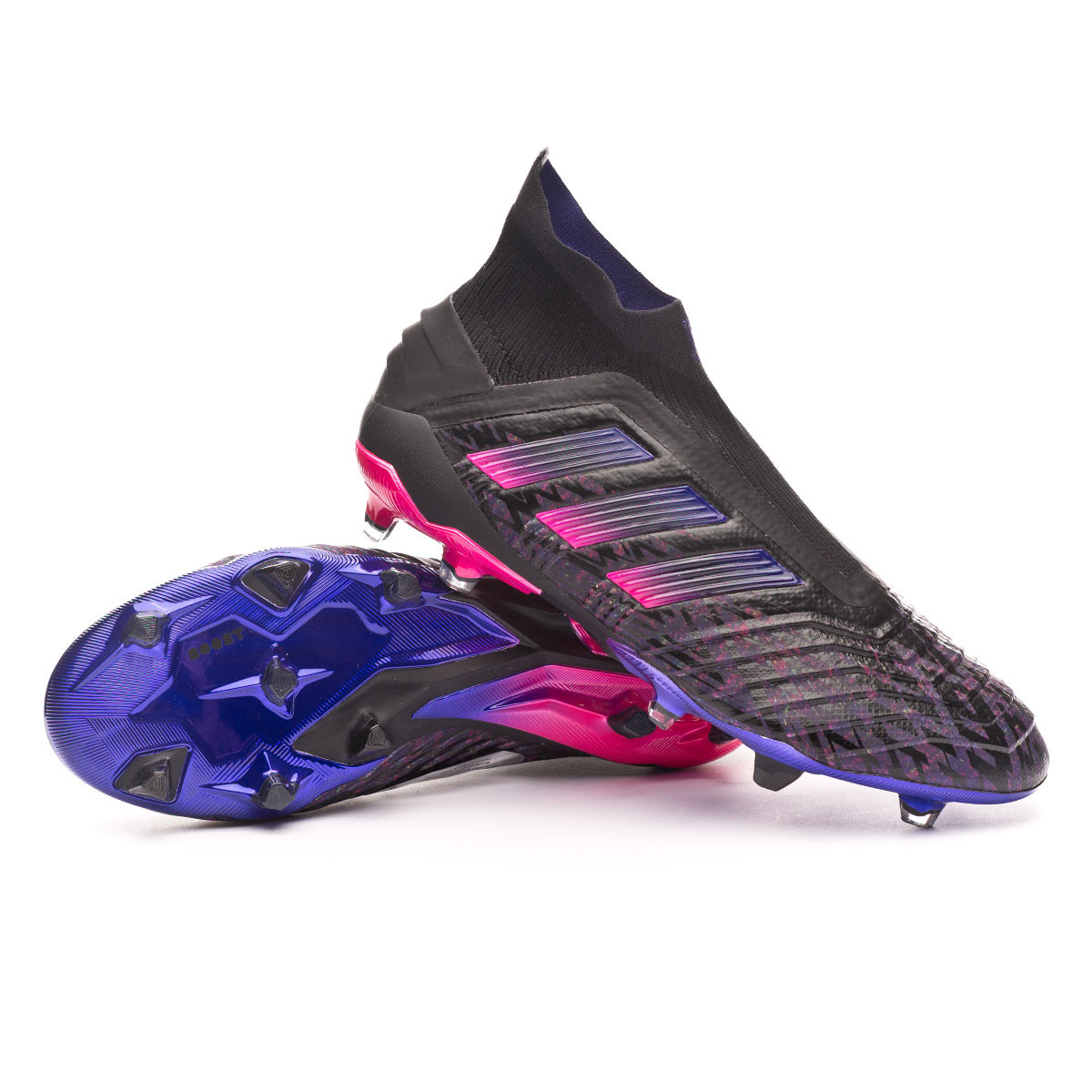 Bota de fútbol adidas Predator 19+ FG Paul Pogba Core black-Shock pink -  Tienda de fútbol Fútbol Emotion