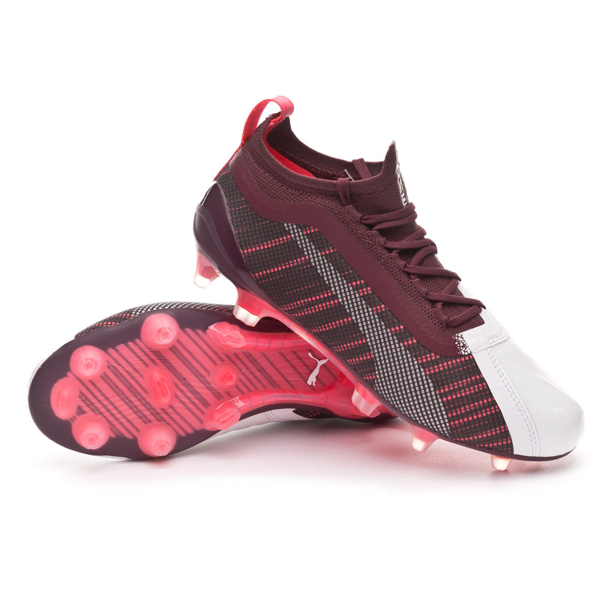 Bota de fútbol Puma One 5.1 FG/AG Mujer Garnet-White - Tienda de fútbol  Fútbol Emotion