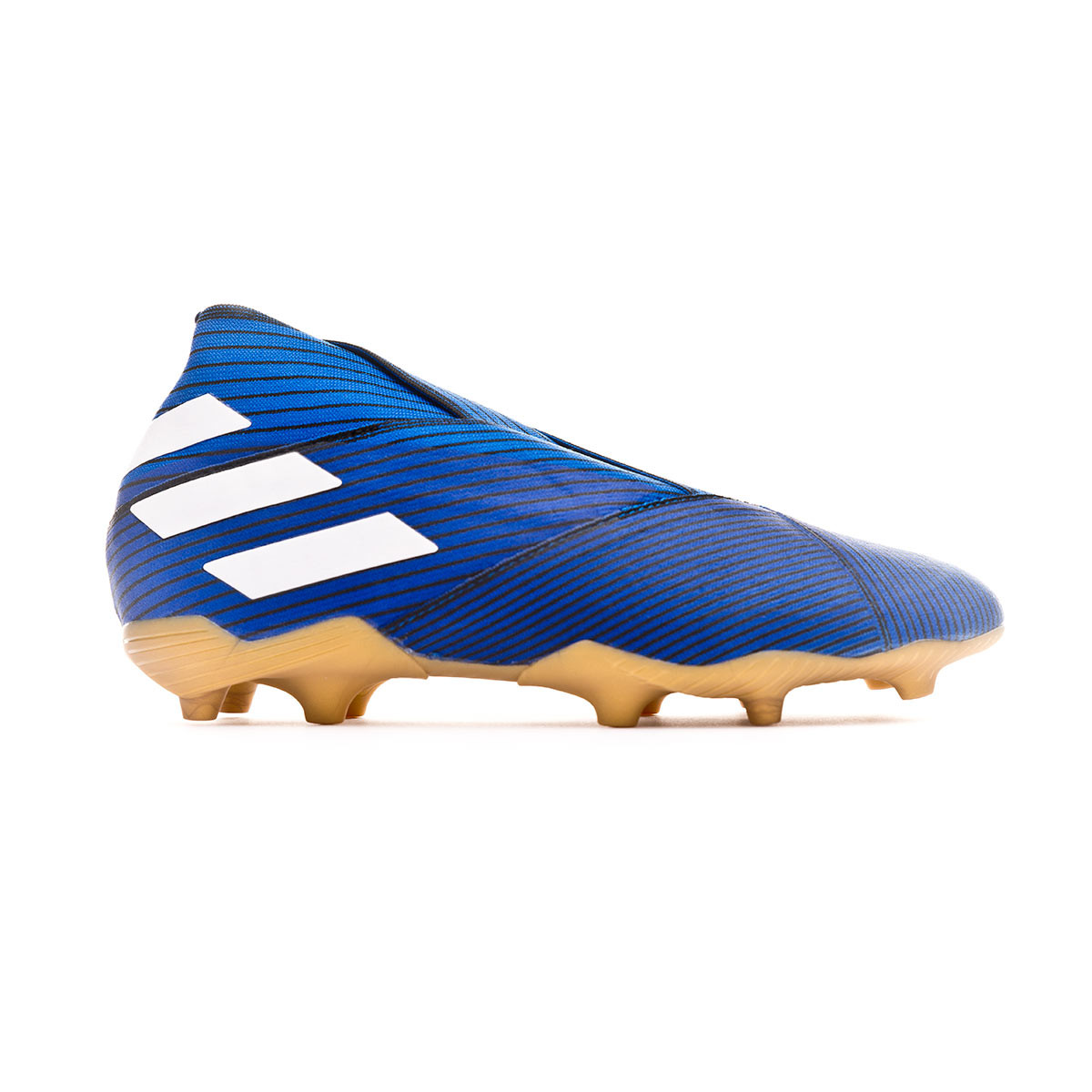 Zapatos de fútbol adidas Nemeziz 19+ FG Niño Football blue-White-Core black  - Tienda de fútbol Fútbol Emotion