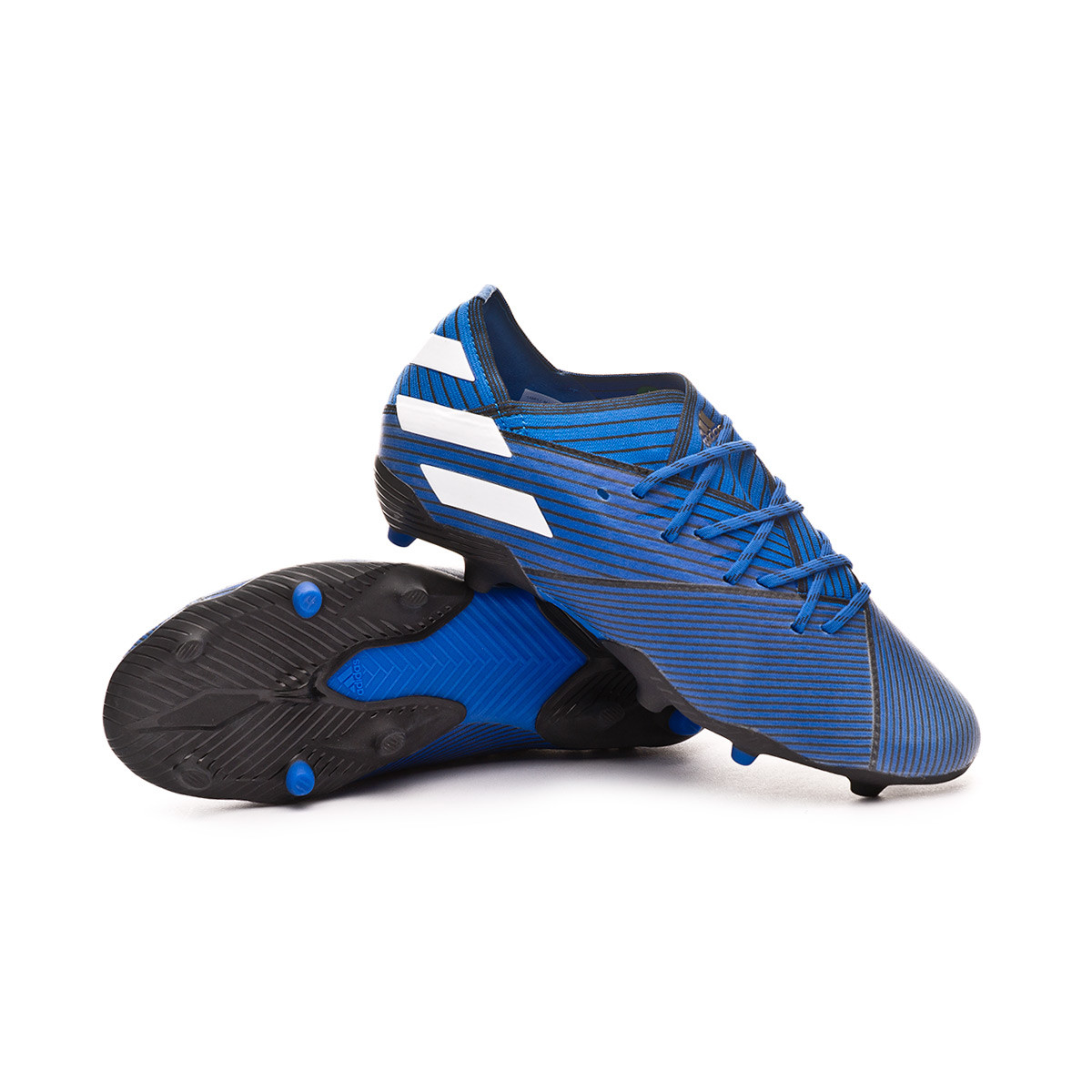 Football Boots adidas Kids Nemeziz 19.1 FG Football blue-White-Core black -  Football store Fútbol Emotion