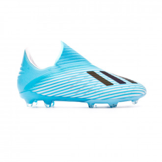 Bota adidas X 19+ FG Niño Bright cyan-Core black-Shock pink