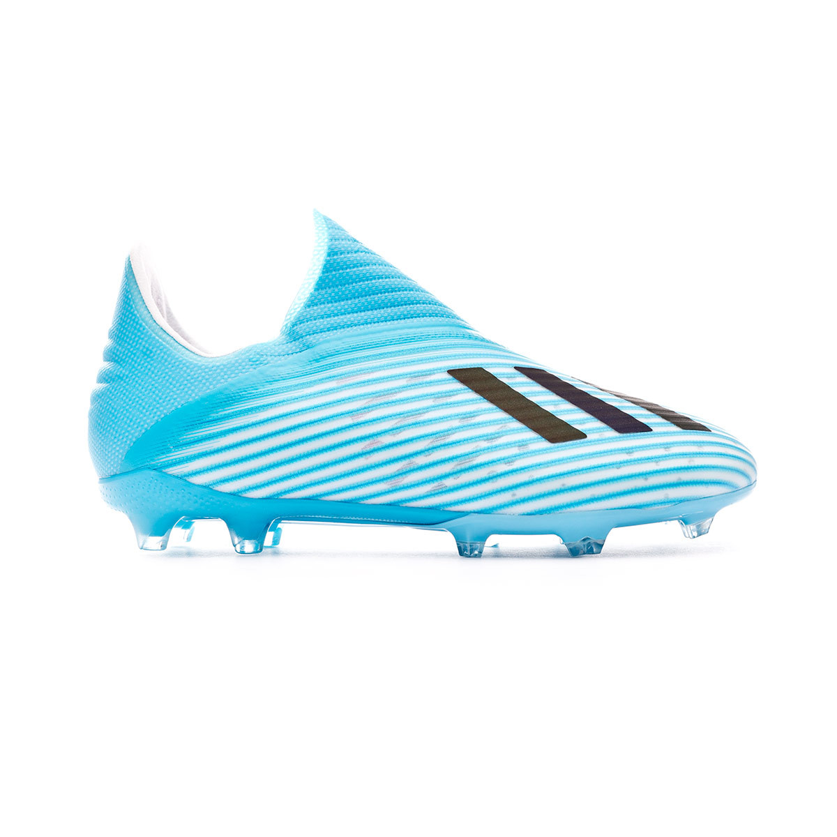 Bota de fútbol adidas X 19+ FG Niño Bright cyan-Core black-Shock pink -  Tienda de fútbol Fútbol Emotion