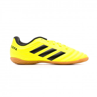 Sapatilha de Futsal adidas Copa 19.4 IN Niño Solar yellow-Core black-Solar yellow