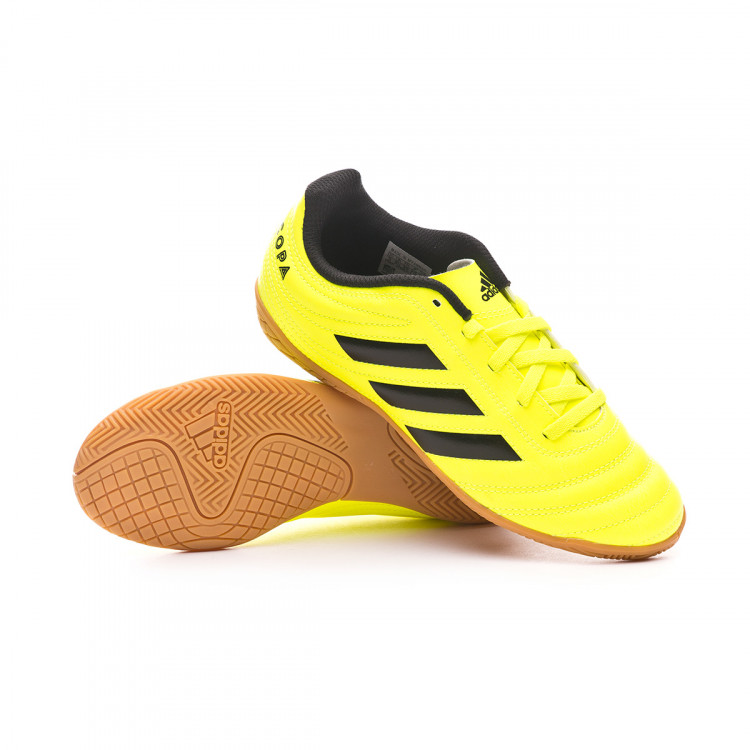 Scarpe adidas Copa 19.4 IN Niño Solar yellow-Core black-Solar yellow -  Fútbol Emotion