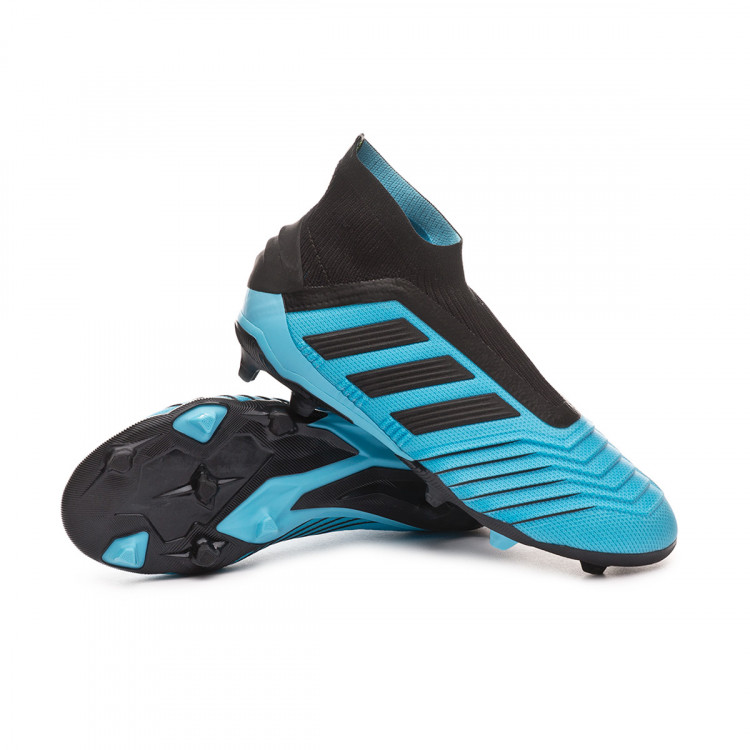 Bota de fútbol adidas Predator 19+ FG Niño Bright cyan-Core black-Solar  yellow - Tienda de fútbol Fútbol Emotion