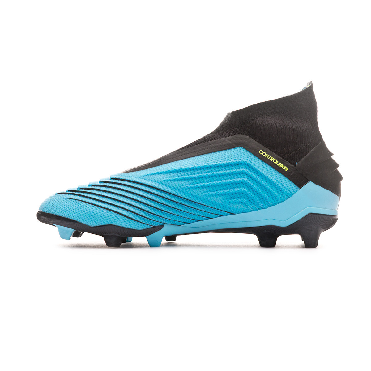 Bota de fútbol adidas Predator 19+ FG Niño Bright cyan-Core black-Solar  yellow - Tienda de fútbol Fútbol Emotion