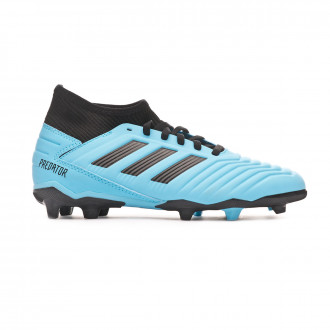 Bota adidas Predator 19.3 FG Niño Bright cyan-Core black-Solar yellow