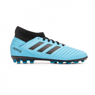 Bota adidas Predator 19.3 AG Niño Bright cyan-Core black-Solar yellow