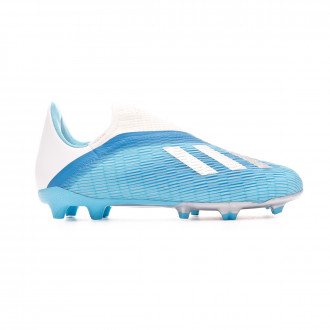 Bota adidas X 19.3 LL FG Niño Bright cyan-Core black-Shock pink