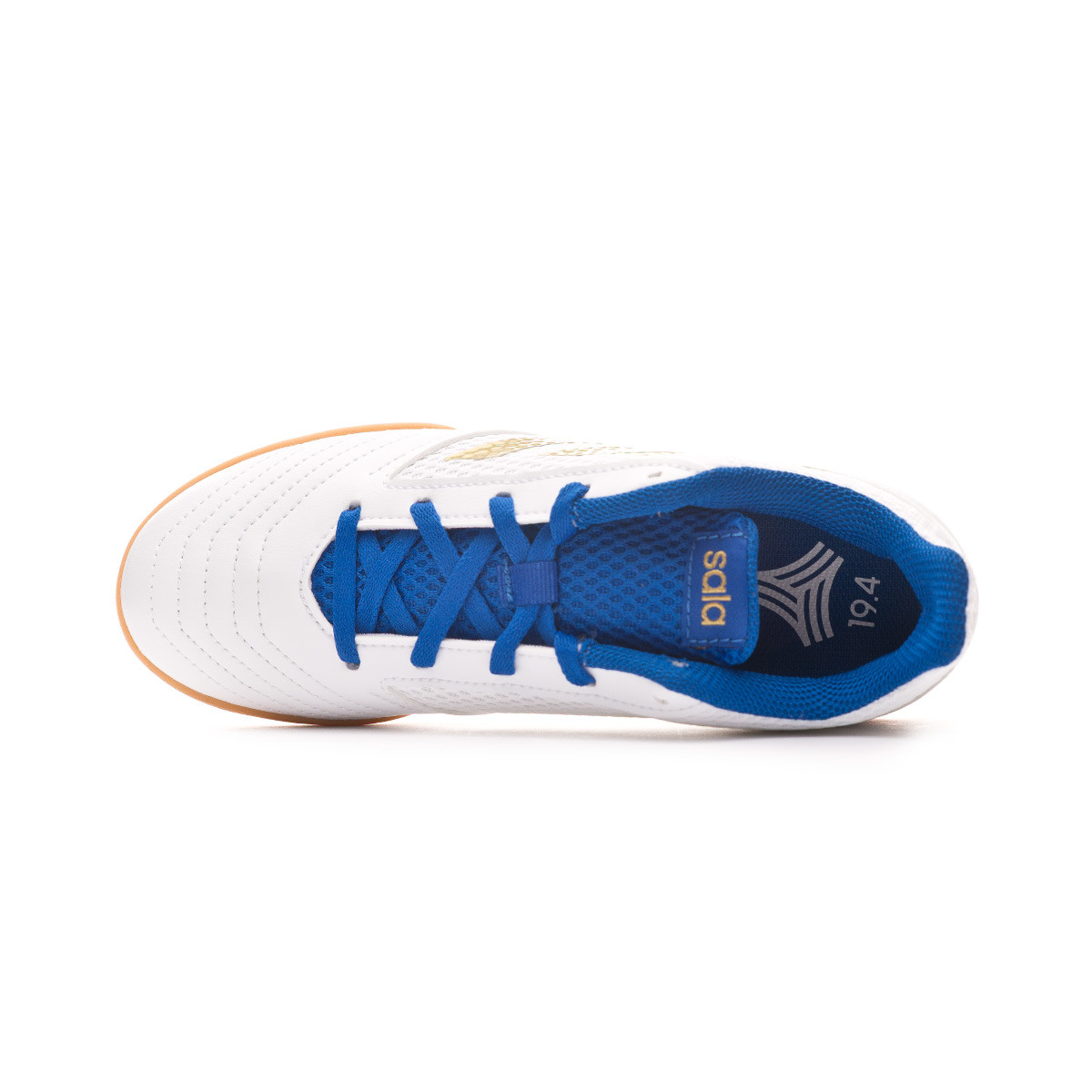 Futsal Boot Adidas Predator 19 4 In Sala Nino White Gold Metallic