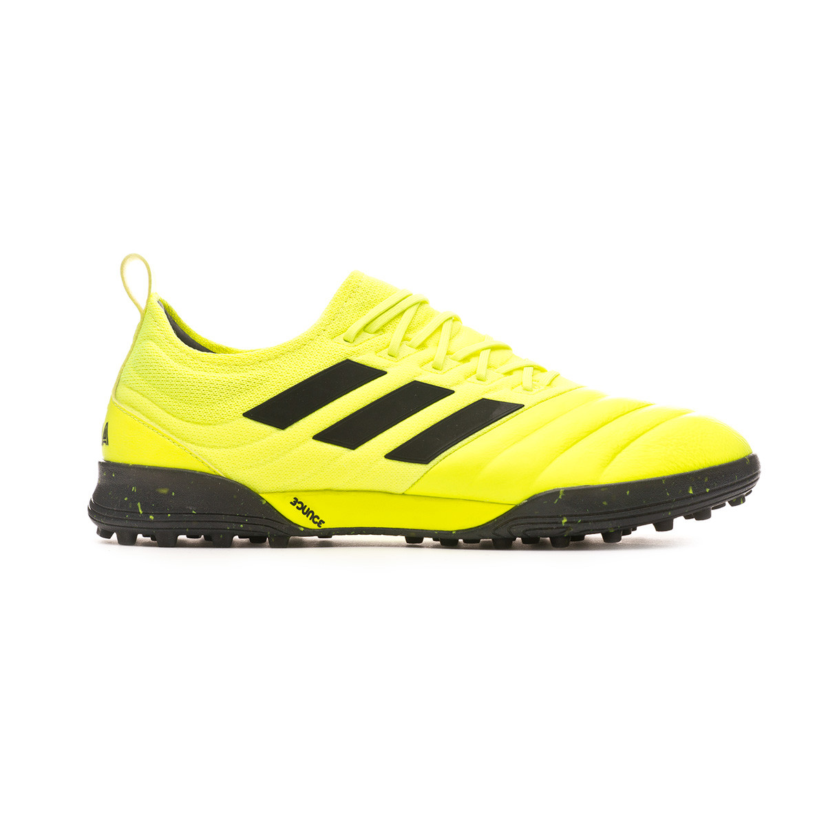 Bota de fútbol adidas Copa 19.1 Turf Solar yellow-Core black-Solar yellow -  Tienda de fútbol Fútbol Emotion