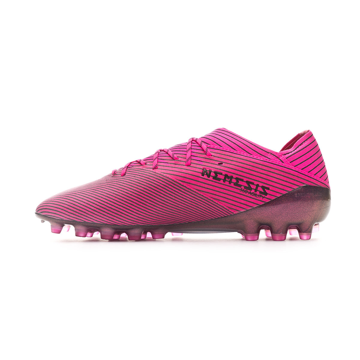 Football Boots adidas Nemeziz 19.1 AG Shock pink-Core black-Shock pink -  Football store Fútbol Emotion