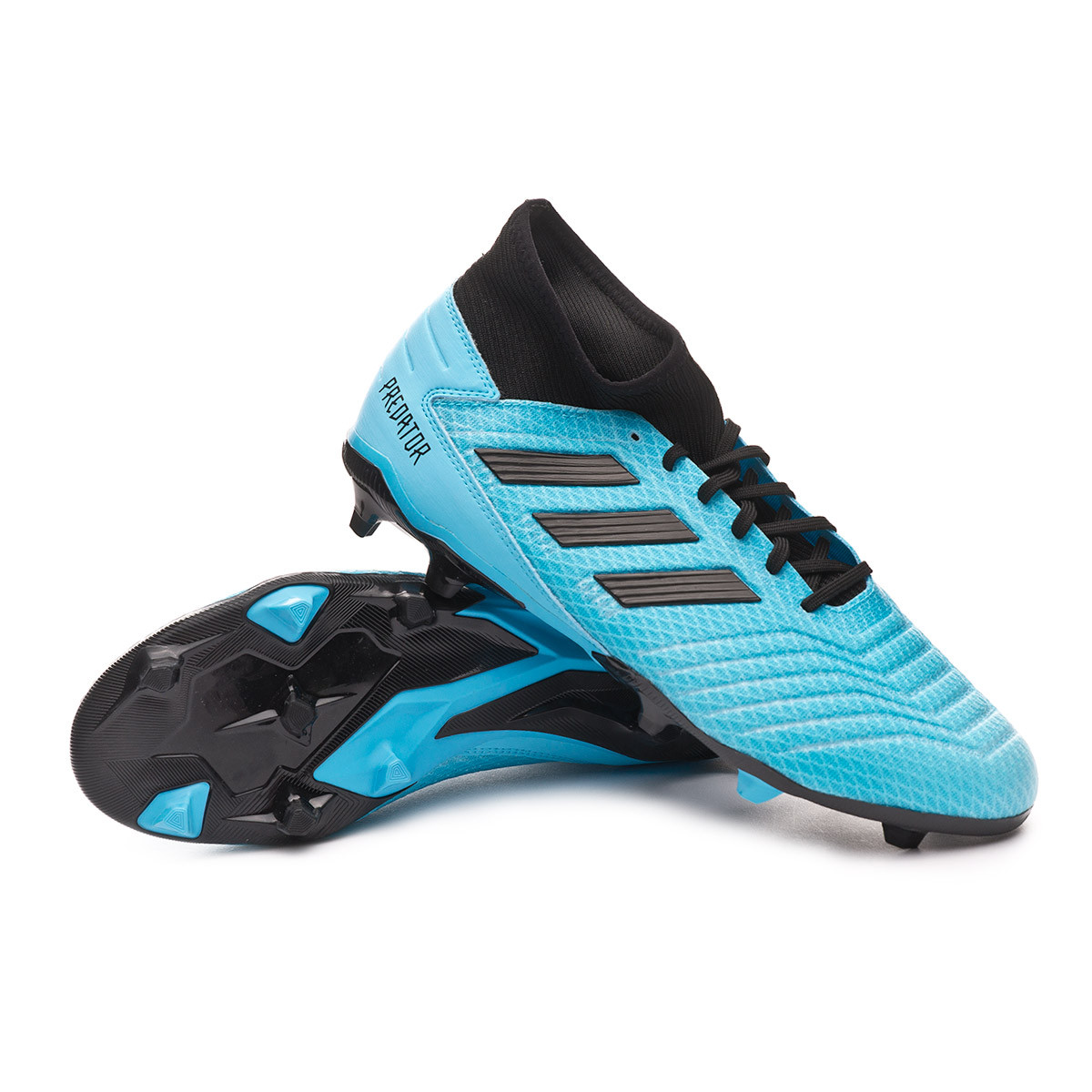 Football Boots Adidas Predator 19 3 Fg Bright Cyan Core Black