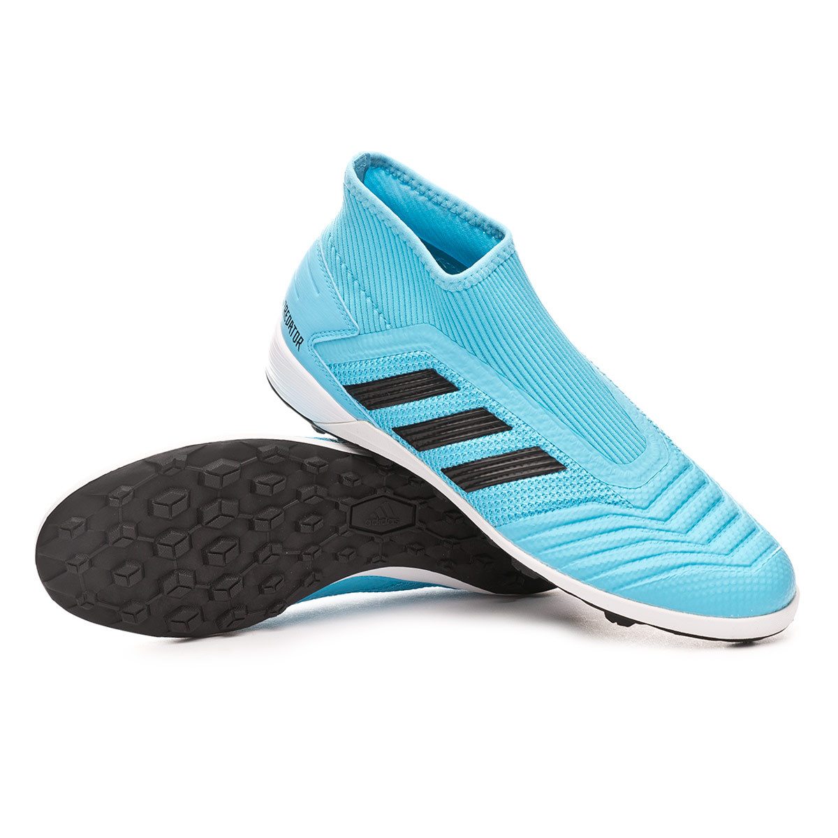 Scarpe adidas Predator 19.3 LL Turf Bright cyan-Core black-Solar yellow -  Negozio di calcio Fútbol Emotion