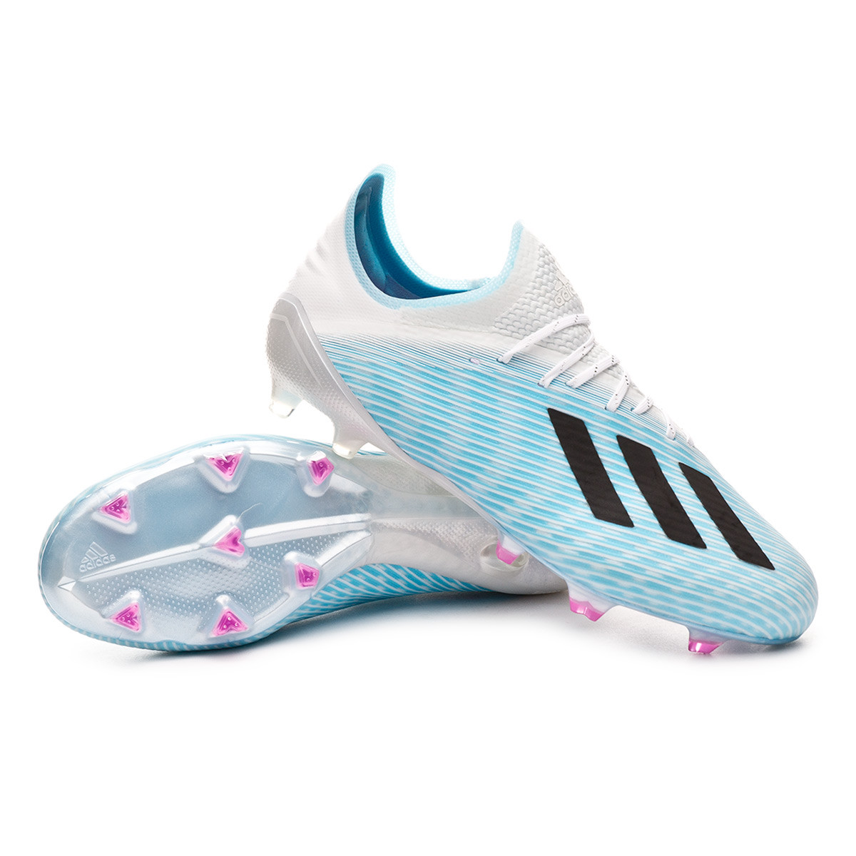 Scarpe adidas X 19.1 FG Bright cyan-Core black-Shock pink - Negozio di  calcio Fútbol Emotion