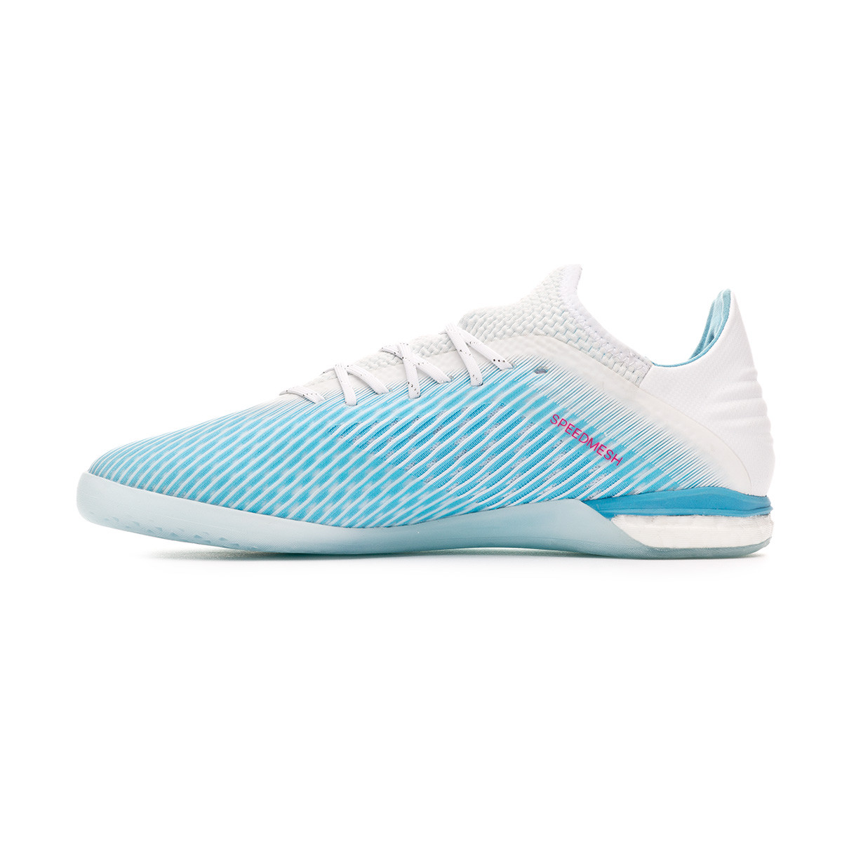 Futsal Boot adidas X 19.1 IN Bright cyan-Core black-Shock pink - Football  store Fútbol Emotion