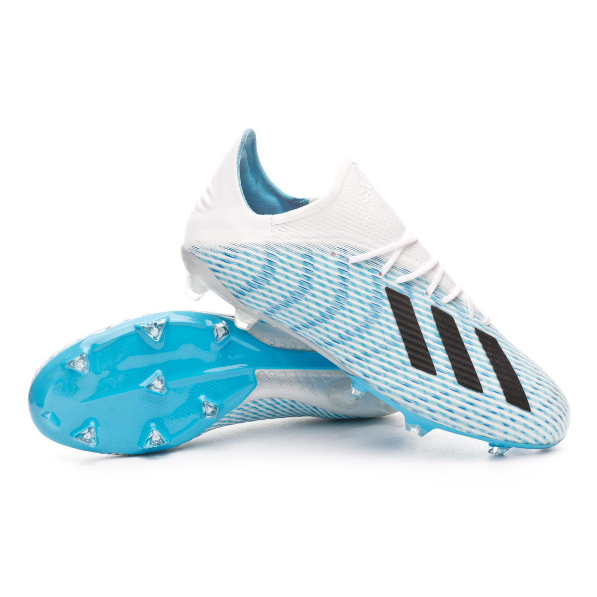Football Boots adidas X 19.2 FG Bright cyan-Core black-Shock pink -  Football store Fútbol Emotion