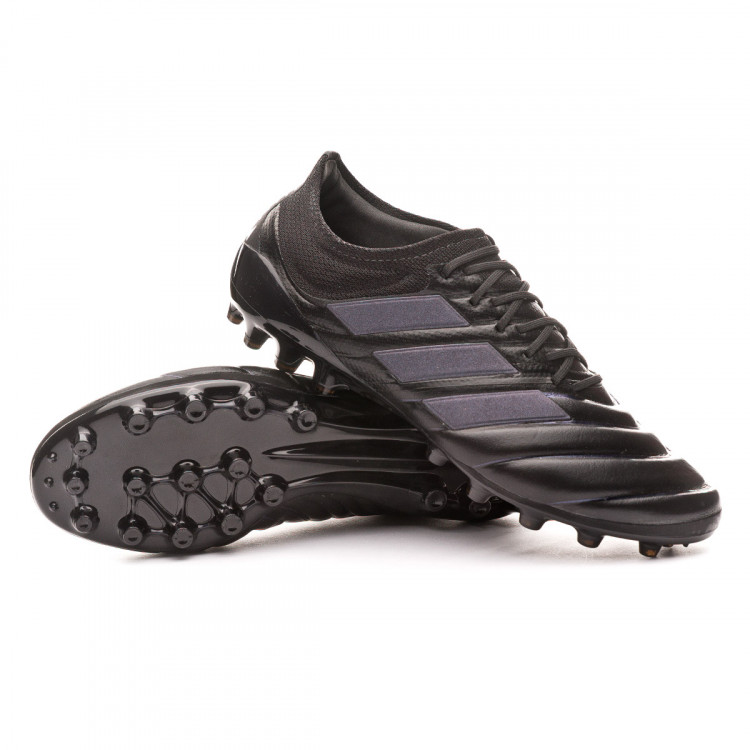 Football Boots adidas Copa 19.1 AG Core black-Silver metallic ...