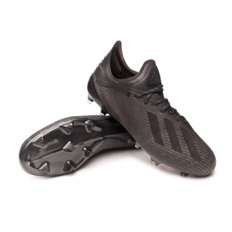Chuteira adidas X 19.1 FG Core black-Utility black-Silver metallic