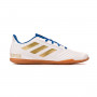 Predator 19.4 IN Sala White-Gold metallic-Football blue
