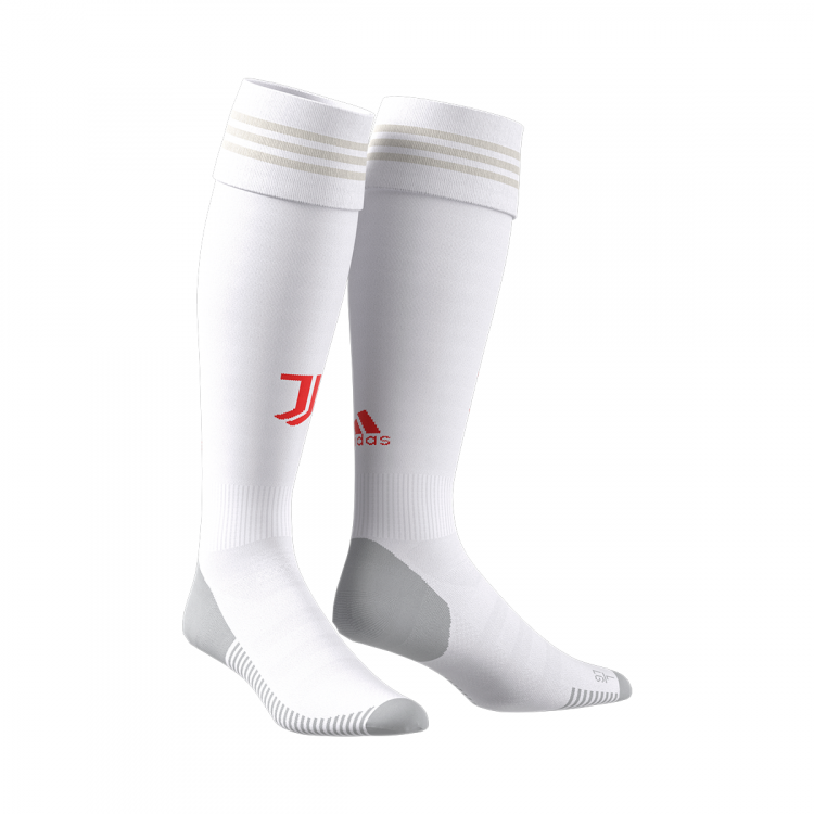 white adidas football socks