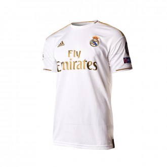 Camisola adidas Real Madrid EU Primera Equipación 2019-2020 Niño White