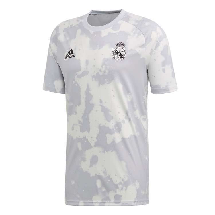 jersey adidas real madrid pre match 2019 2020 raw gold black