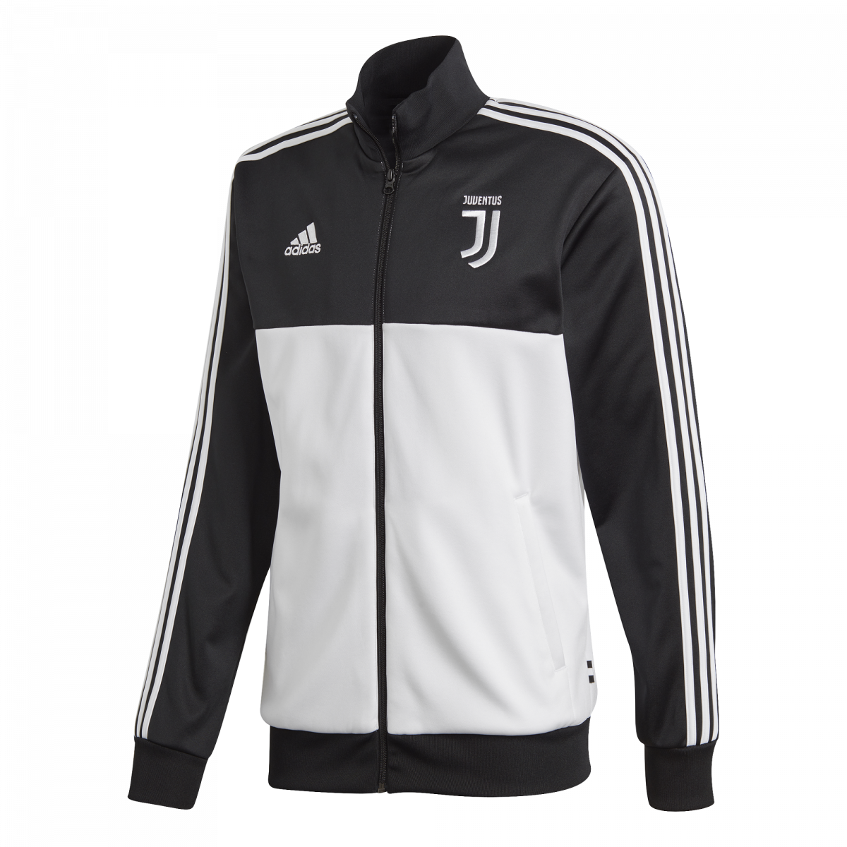 Giacca adidas Juventus 3 Stripes TRK 2019-2020 Black-White - Negozio di  calcio Fútbol Emotion