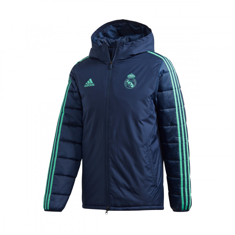 Jacket adidas Real Madrid WINT 2019-2020 Night indigo-HI-Res green - Fútbol  Emotion