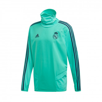 Sweatshirt adidas Real Madrid Warm 2019-2020 HI-Re green-Night indigo