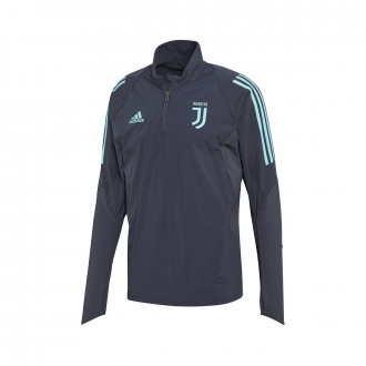 Sweatshirt adidas Juventus EU Training 2019-2020 dark grey-Energy aqua