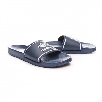 Chinelos Umbro Shower Slide Navy-White