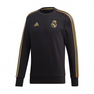 Sweatshirt adidas Real Madrid Sweat 2019-2020 Black-Dark football gold