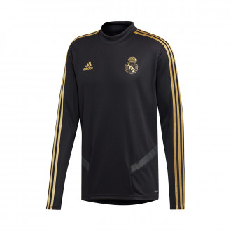 Sweatshirt adidas Real Madrid Training 2019-2020 Black-Dark football gold