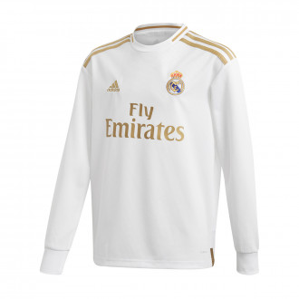 Camisola adidas Real Madrid Equipamento Principal 2019-2020 Niño White