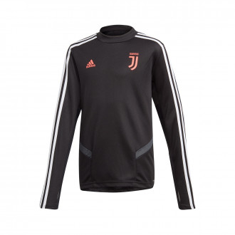 Sweatshirt adidas Juventus Training Top 2019-2020 Crianças Black-Dark grey