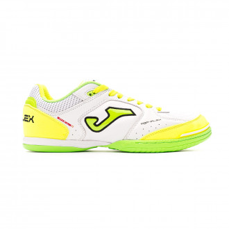 Sapatilha de Futsal Joma Top Flex White-Yellow