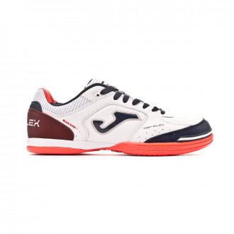 Sapatilha de Futsal Joma Top Flex White-Navy