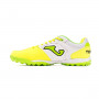 Zapatilla Top Flex Turf White-Yellow