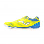 Zapatilla Dribling Lime-Blue