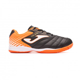 Sapatilha de Futsal Joma Toledo Criança Black-Orange-White