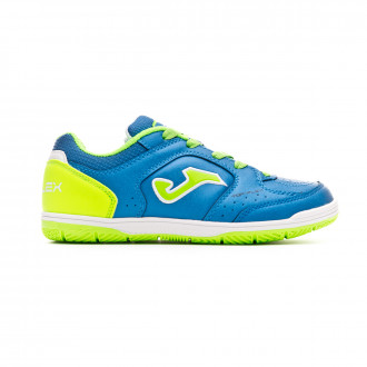 Sapatilha de Futsal Joma Top Flex Criança Blue-Green