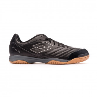 Sapatilha de Futsal Lotto Stadio 300 II ID Black-Gravity titan