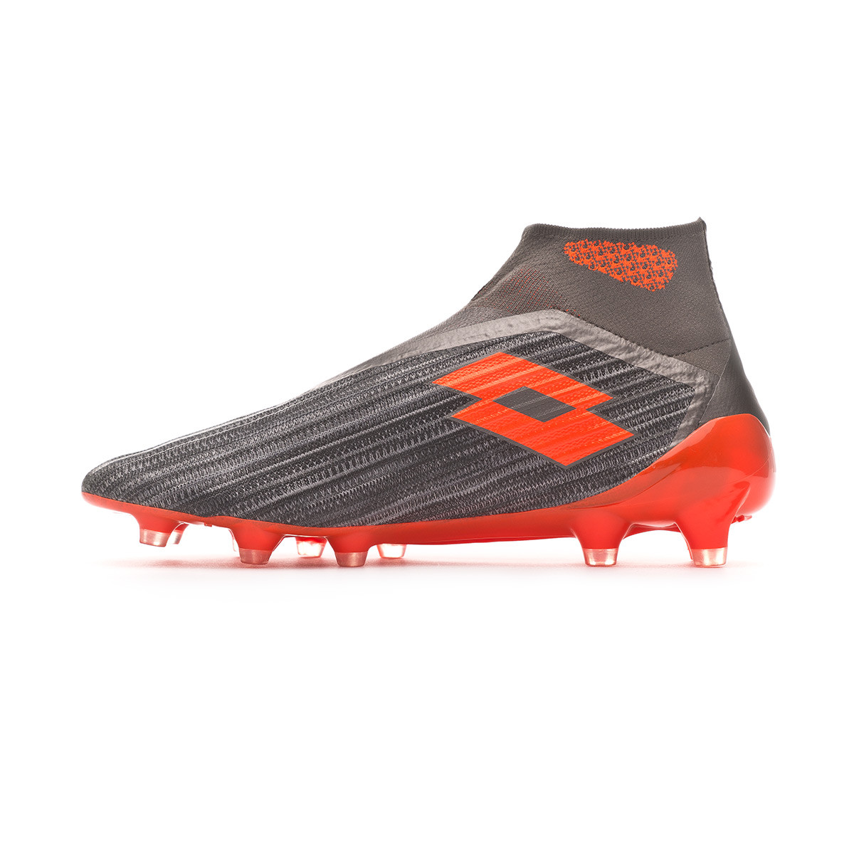 Scarpe Lotto Solista 100 III Gravity FG Cool gray-Orange fluor-Gravity  titan - Negozio di calcio Fútbol Emotion