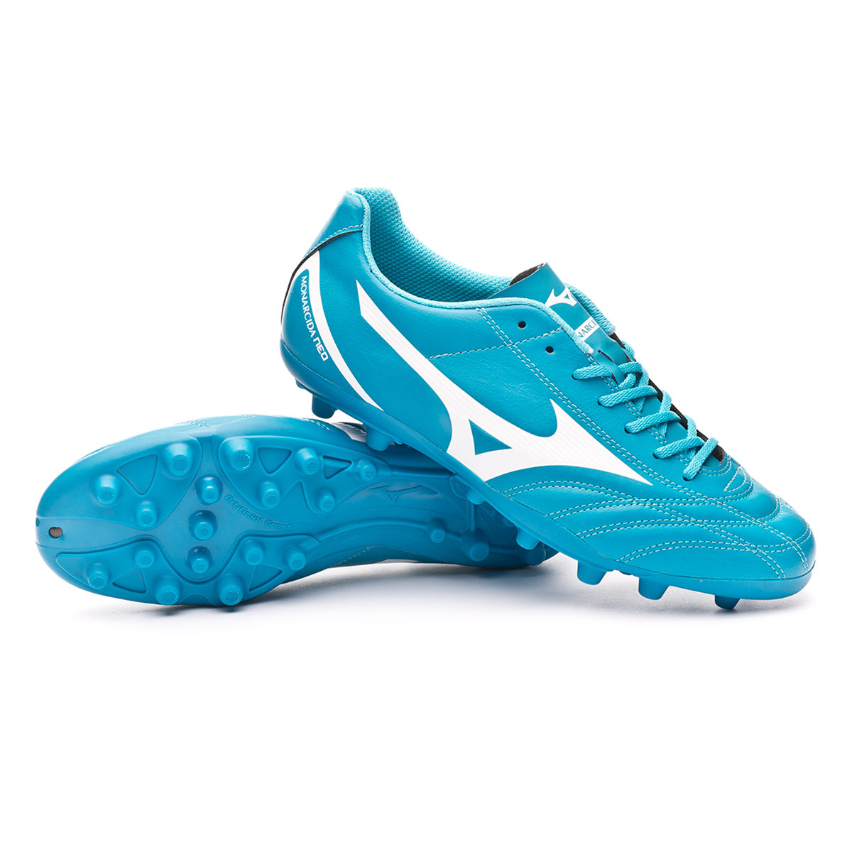 Football Boots Mizuno Monarcida Neo Select AG Blue atoll-White - Football  store Fútbol Emotion
