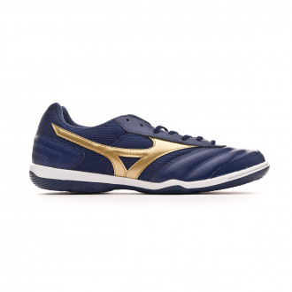 Sapatilha de Futsal Mizuno MRL Sala Club IN Blue depths-Gold