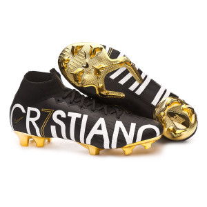 ronaldo football boots gold