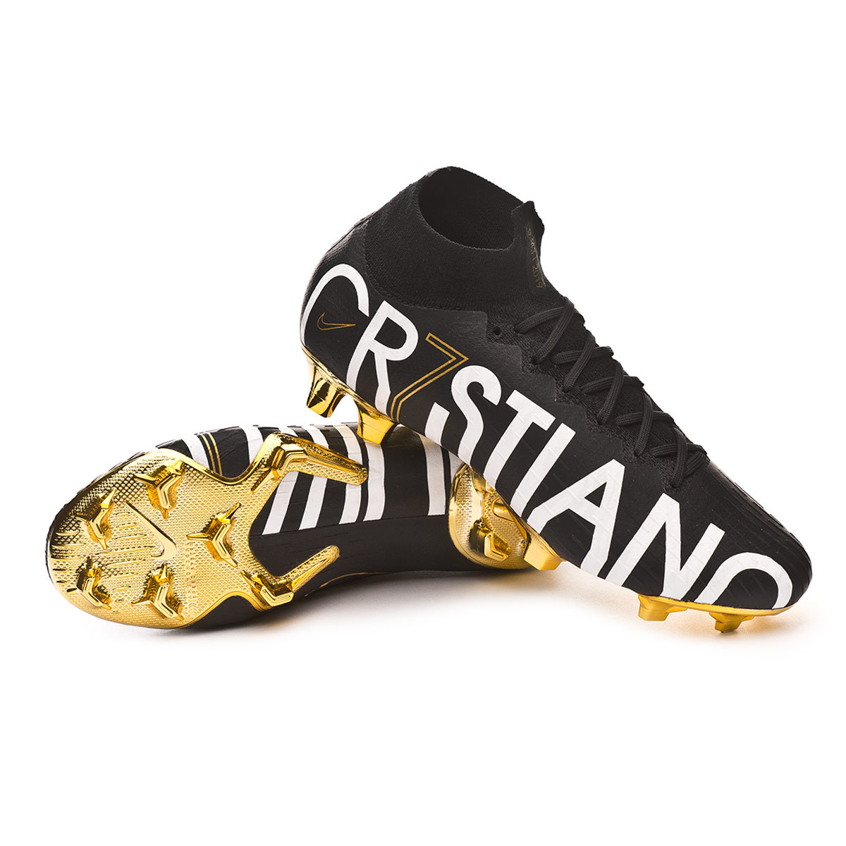 nike football boots gold and black