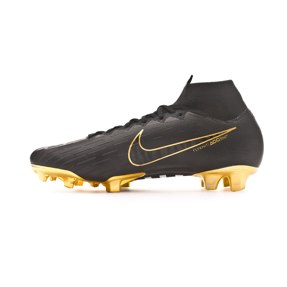 nike black and gold football boots